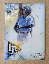2021 Topps Bowman Sterling Wander Franco BSRA-WF Superfractor 1/1 Error No Auto 