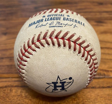 James Paxton Red Sox Game Used STRIKEOUT Baseball 8/21/2023 v Astros Logo K #925