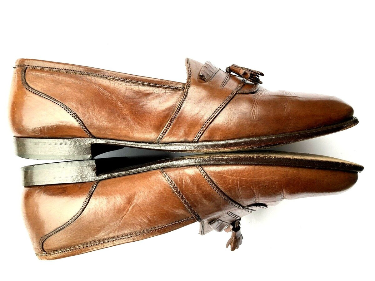 Bostonian Florentine Made in Italy Tan and Brown Leather Loafers BOSTONIAN Classics Florentine Brown Leather Loafer Shoes  main image 2