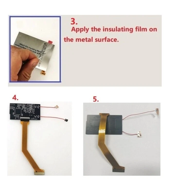 GameBoy Advance SP IPS v2 Backlight w/ Color Palettes NO SOLDER Mod Kit Game Boy - Image 4 of 4