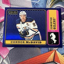 2017/18 OPC - Connor McDavid - Blue Rainbow /149 Retro Hockey 