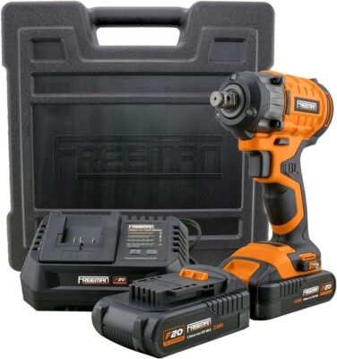 Freeman P12IW 20 Volt Cordless/Brushless 1/2'' Impact Wrench Kit with Save $96.00