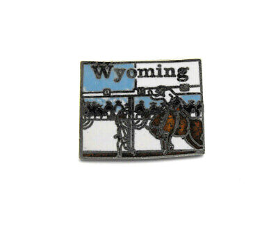 Hat Lapel Push Pin Tie Tac State of Wyoming NEW