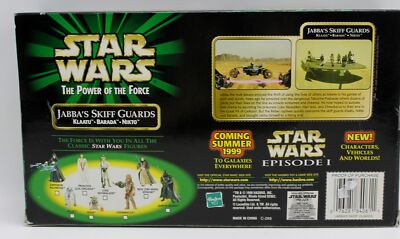 STAR WARS The Power of the Force 15体 海外版 Star Wars Power of the Force Jabba's Skiff Guards Klaatu Barada