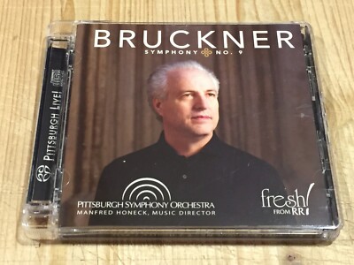 Signed MANFRED HONECK Bruckner Symphony No.9 REFERENCE RECORDINGS SACD Signiert