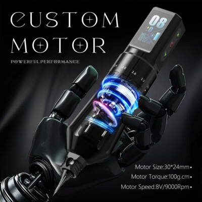 XNET Void Wireless Tattoo Machine Pen Kit With Ink Shaker 7