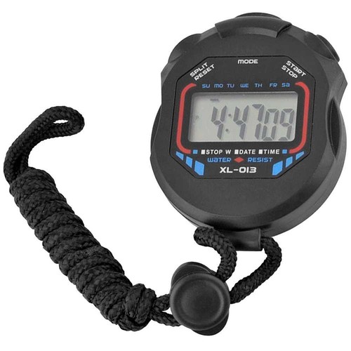 Cronometro Digitale Timer Orologio Allarme Palestra Corsa Nuoto Sport XL013  Nero | eBay