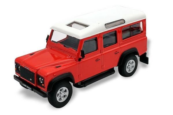 Land Rover Defender Masai Red Diecast Model 1:43 Scale - Cararama Collectors NEW