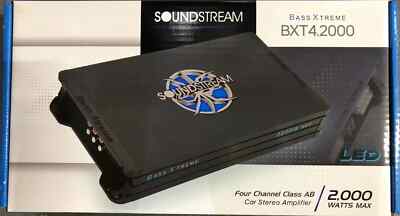SOUNDSTREAM BXT4.2000 アンプ Soundstream Bass Xtreme BXT4.2000 2000 Watt 4 Channel Car Speaker