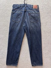 Levis 550 Jeans Mens 38x34 (Actual 36x33) Relaxed Fit Dark Wash Cowboy Denim