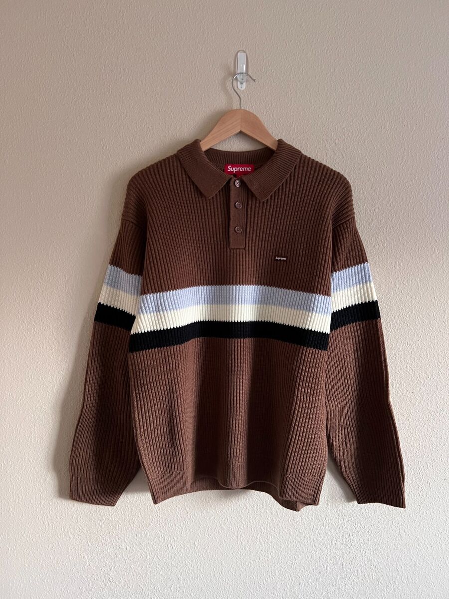 うのにもお得な Polo Box Small Supreme Sweater S 茶色 ニット ...