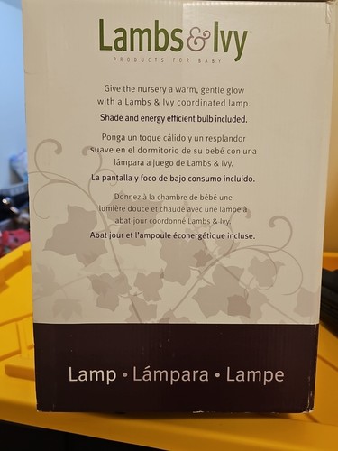Lambs and Ivy Safari Express Elephant Train Electric Lamp New in Box #539024B - Picture 6 of 9