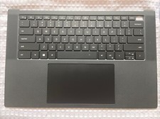 2 PCs Dell XPS 9500 9510 Palmrest Touchpad US Bcl Keyboard DKFWH 05Y9T0 B85