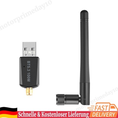 Wireless Adapter 100M Long Range Adapter Dongle 3Mbps Bluetooth-kompatibel 5,3