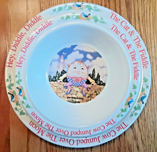 Humpty Dumpty Nursery Rhyme -Vintage Toddler Cereal Bowl and Plate Set