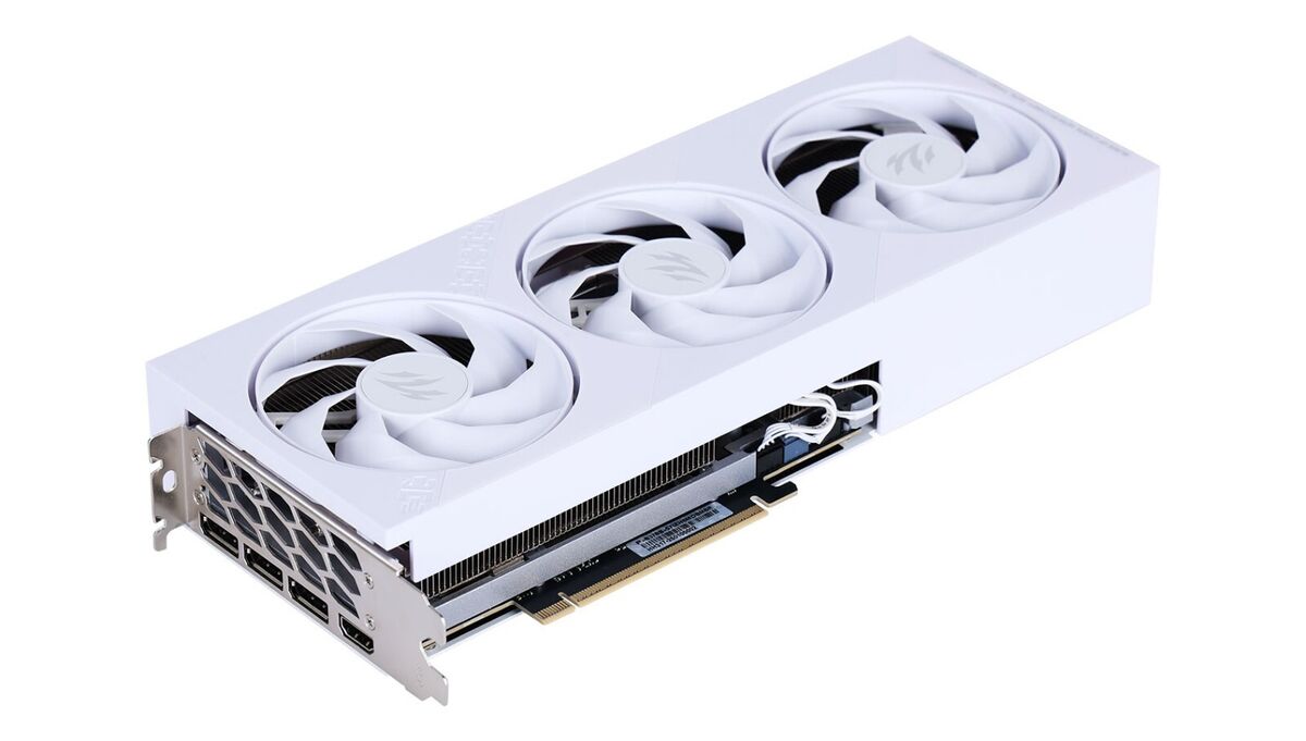 GALAX GeForce RTX 5070 Ti Blade OC White GDDR7 Graphics card GALAX GeForce RTX 5070 Ti Blade OC White GDDR7 Graphics card