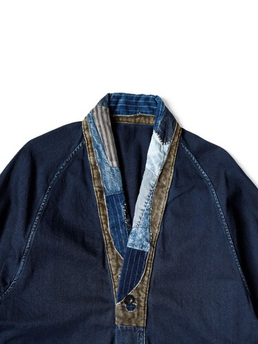 Kapital 8oz IDG denim Tiger juban shirt (NORAGI remake) Jacket - Picture 4 of 10