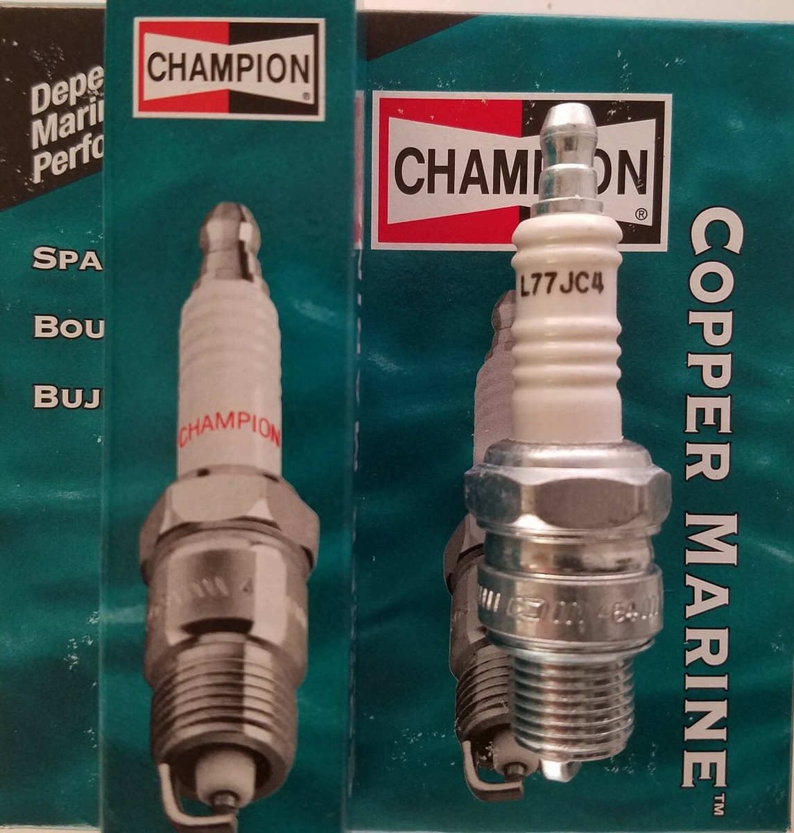 Champion Marine Spark Plug L77JC4 #821 Replaces L4G L77J4