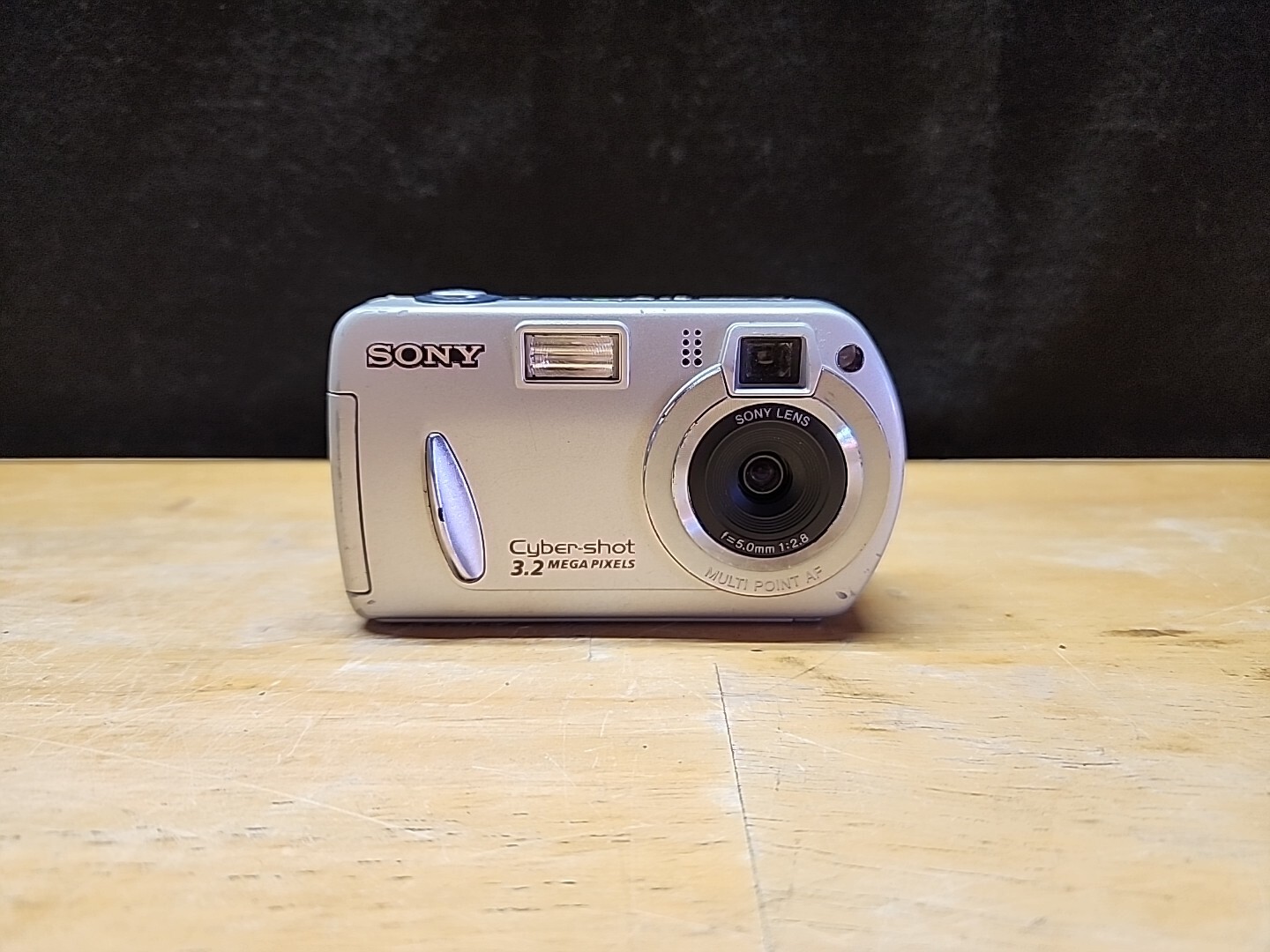 Sony Cybershot DSCP32 3.2MP Digital Camera Silver With Case Tested eBay