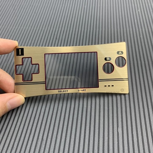 NUOVO per Nintendo GameBoy Micro Cover Versione Limitata Front Faceplate Cover - Foto 15 di 21