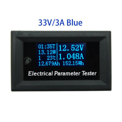 OLED 7 In 1 Electrical Parameter Meter Power Voltage Current Time Energy Tester