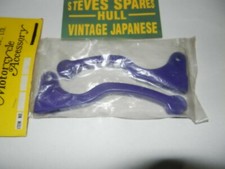HONDA PLASTIC LEVER PAIRS ,MT50,XL100S,XL125S,XL185S,CB100N,CB125T,CB50J,BLUE.