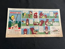 #23 WRIGLEY'S SPEARMINT CHEWING GUM Sunday Comics Section Ad WRIGLEY ZOO 1967