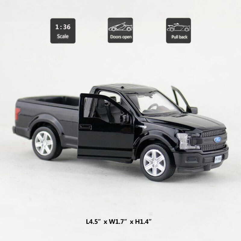1:36 Ford F-150 Pickup Truck Model Toy Car Diecast Toy Vehicle