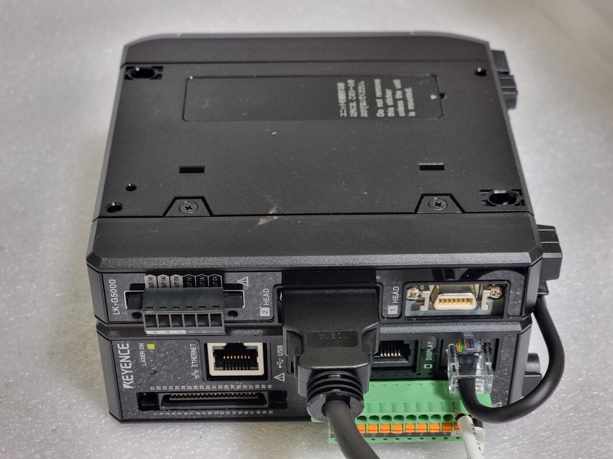 KEYENCE LK-G5000 & LK-HD500 セット KEYENCE LK-G5000 & LK-H022K LASER SENSOR & LK-HD500