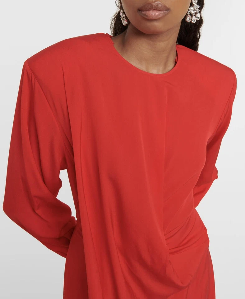 Vestido Stella McCartney reunido asimétrico manga larga 42IT/6US precio de venta sugerido por el fabricante 1950 USD Foto 3 de 4