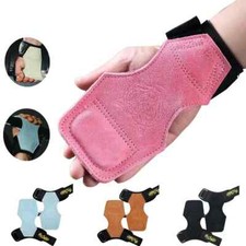 Cowhide Gloves Weight Lifting Training Crossfit Fitness Workout Palm Protector