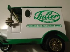  Diecast Toy Bank Fuller Brush Company Truck Model green and white
