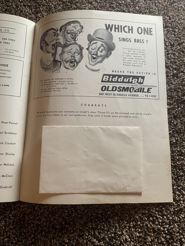 Vintage Rare - The Best of Barbershop - Phoenix Arizona 1966 Program - Picture 8 of 10