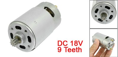 DC 18v 9 Teeth Shank Gear Motor Replacement for Rechargeable 