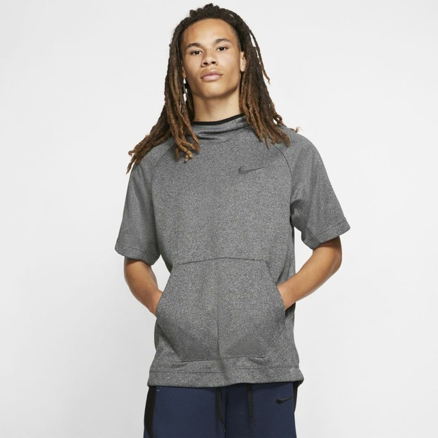 nike spotlight short sleeve hoodie