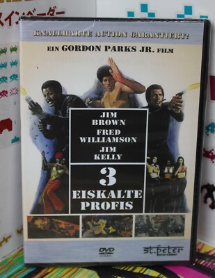 3 EISKALTE PROFIS - Jim Brown- Fred Williamson - BLAXPLOITATION DVD NEU