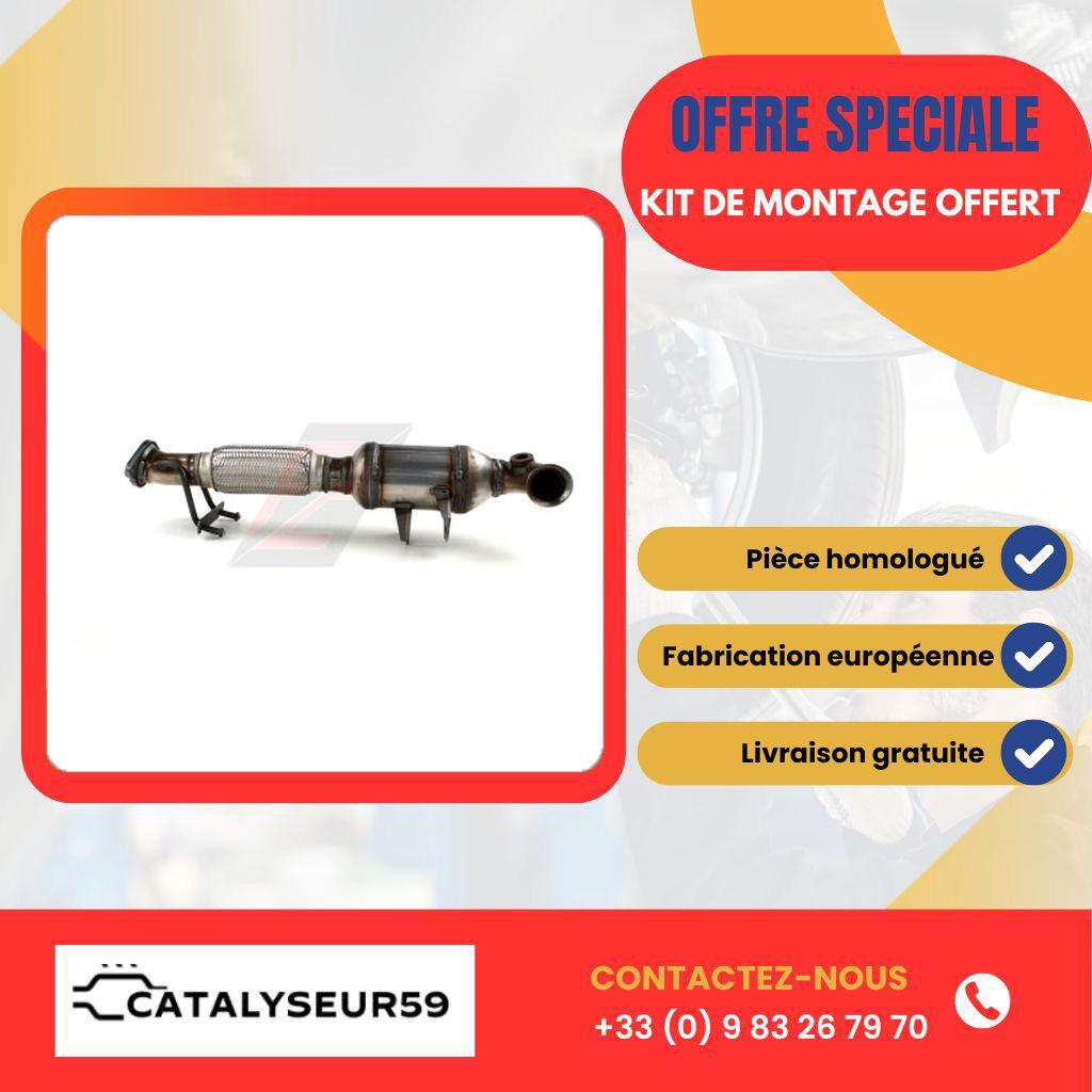 Catalyseur Ford Focus 2.0TD TDCI en acier inoxydable durable pour diesel 136 cv UKDB