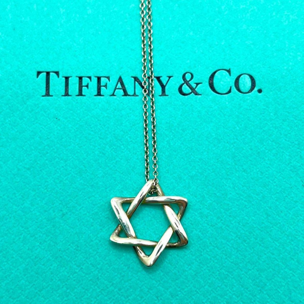 【Tiffany & Co】Elsa Peretti Star of David ペンダント Elsa Peretti® Star of David pendant in 18k gold, 12 mm wide