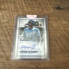 2021 Topps - 70 Years of Baseball Autographs Edward Olivares #70YA-EO (AU, RC)