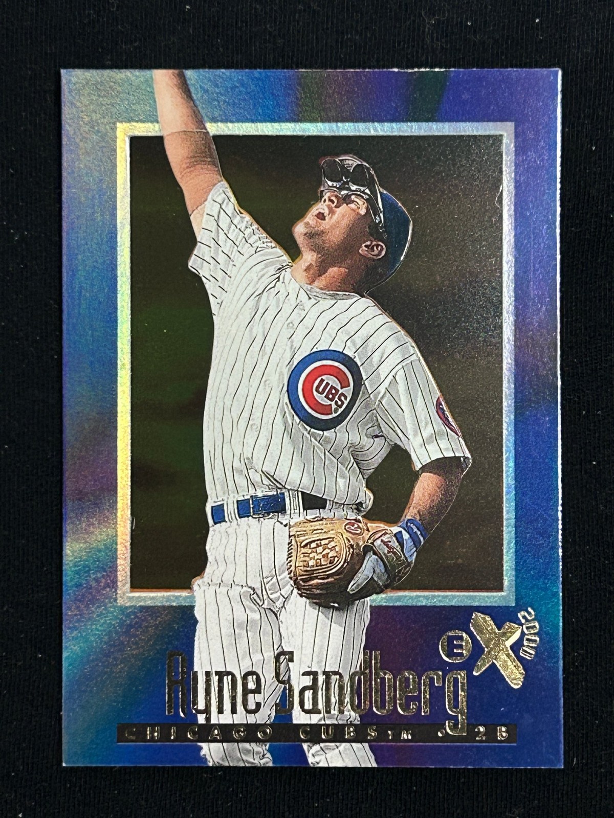1997 E-X 2000 E Ryne Sandberg #62 Chicago Cubs