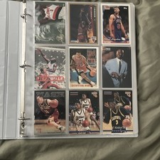 Topps NBA 1994-95 Basketball Card Lot Binder 90 Vintage Rookie Jordan Pippen