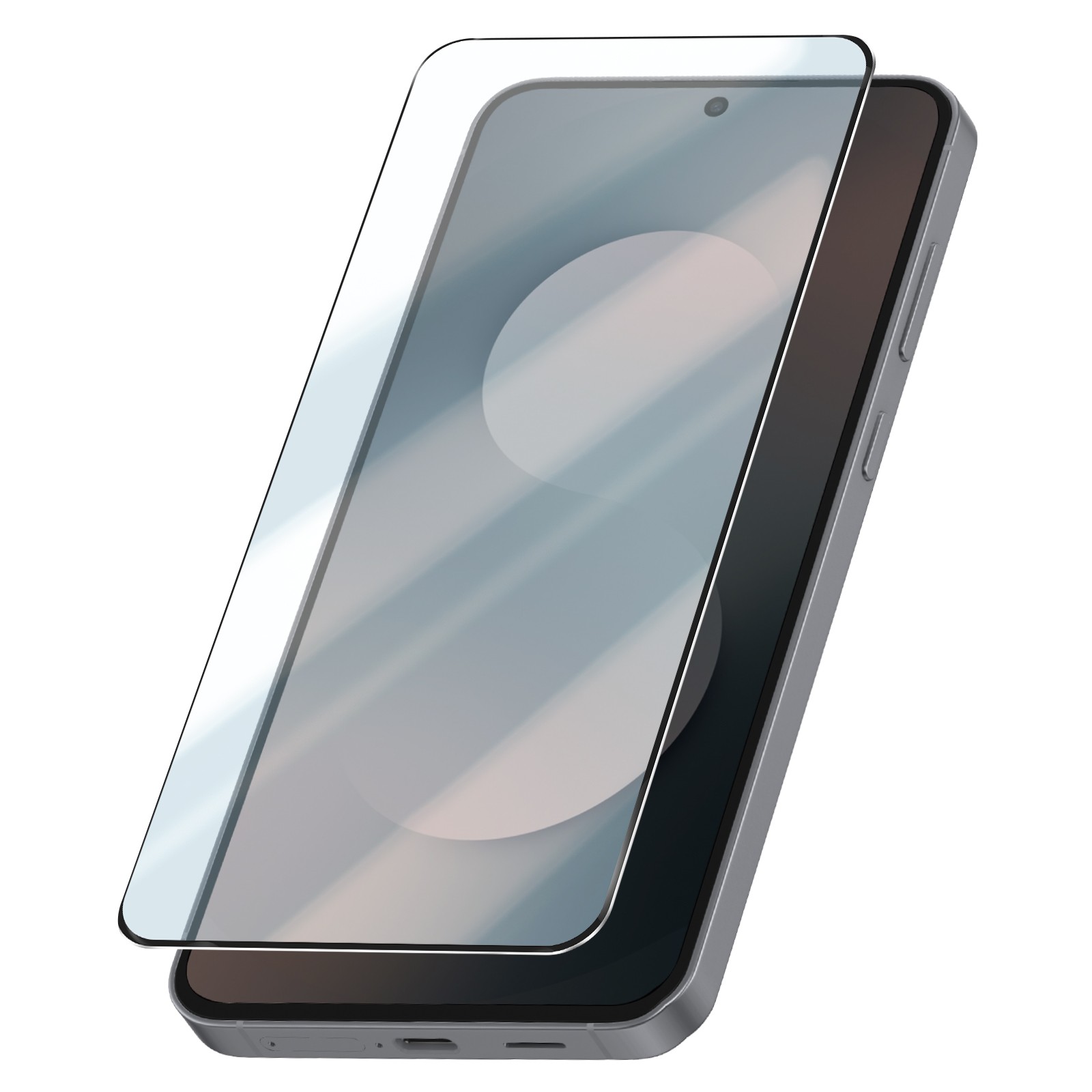 Écran brisé évité avec le verre trempé Galaxy S25 FE à colle intégrale
