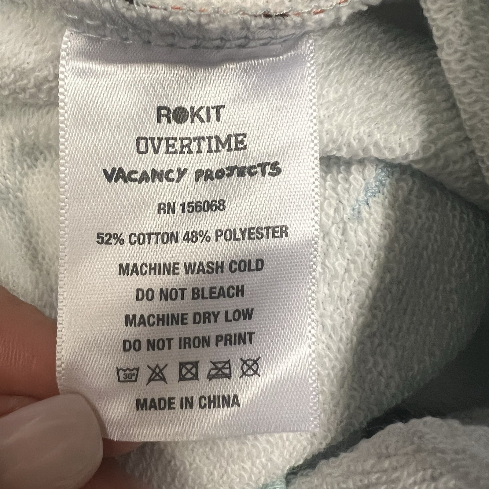 Rokit Overtime Split Vacancy Projects Hoodie Pull… - image 8