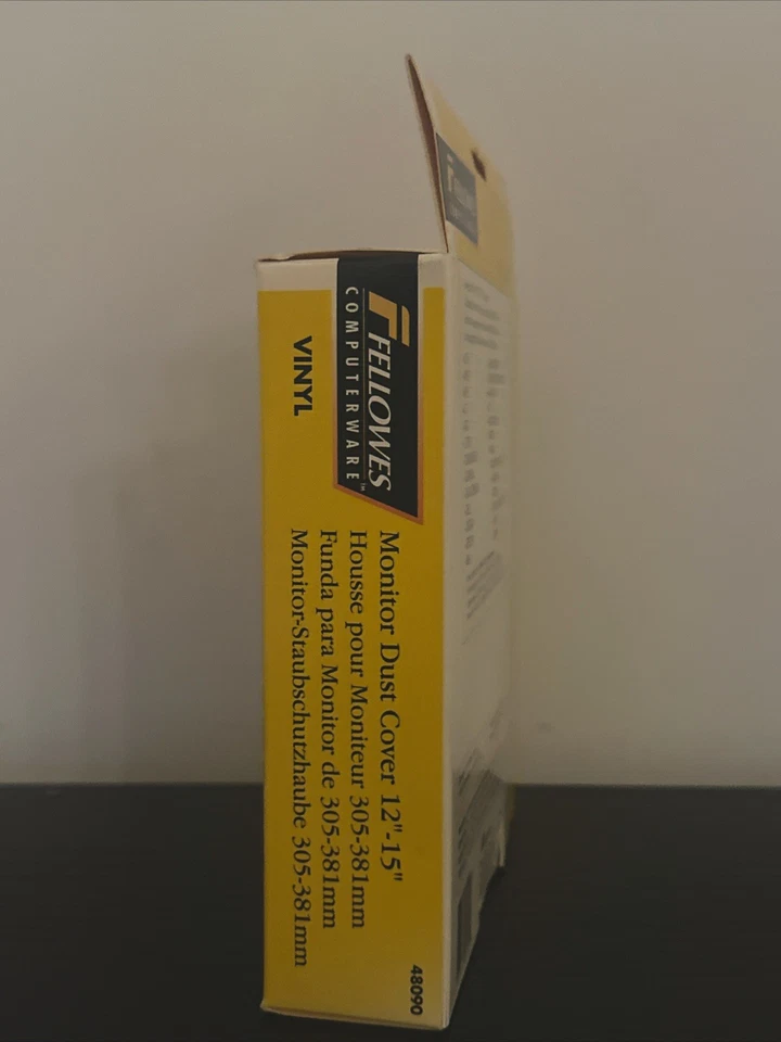 Fellowes CRT Monitor Dust Cover  12"-15" PC Computer Monitors New Vinyl PVC Free - Image 2 of 4