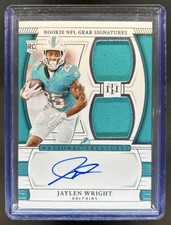2025 National Treasures Jaylen Wright Rookie Signature Combos Jersey Auto /99 5