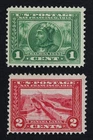 CKStamps: US Stamps Collection Scott#397 398 1c 2c Mint H OG