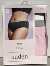 Women's 4pk Seamless Hipster Underwear - Auden  Assorted Color M: Solid  Stripe