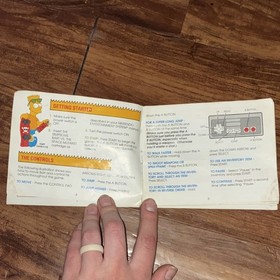 Acclaim Simpsons Bart vs. Space Mutants & Double Dragon II/III NES Manual only