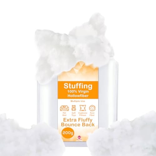 I&S Home Toy Stuffing 200g – Soft Hollowfiber Filling for  Assorted sizes 