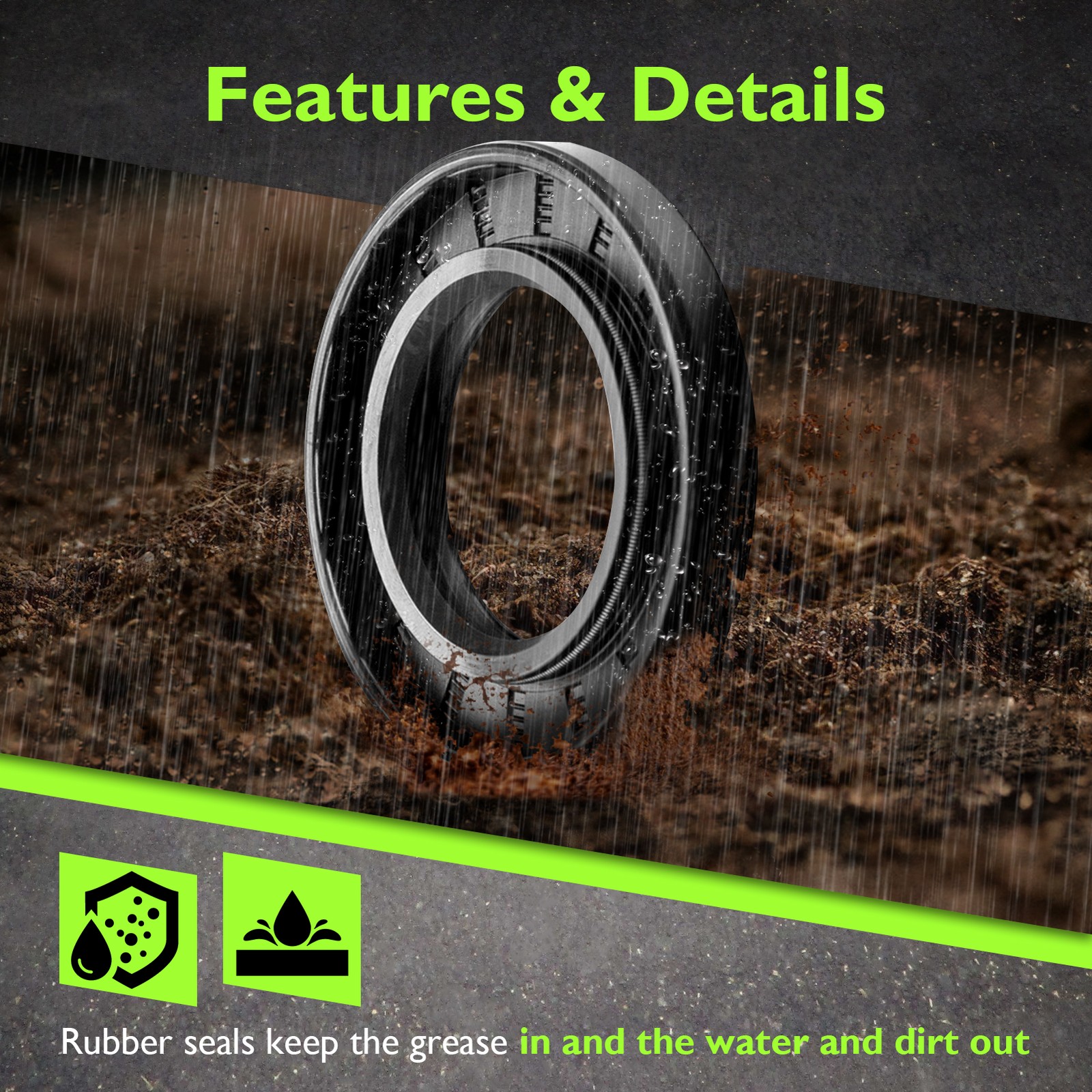 Front Wheel Bearing Seal Kit For Indian CHIEF CHIEFTAIN ROADMASTER SCOUT /SIXTY